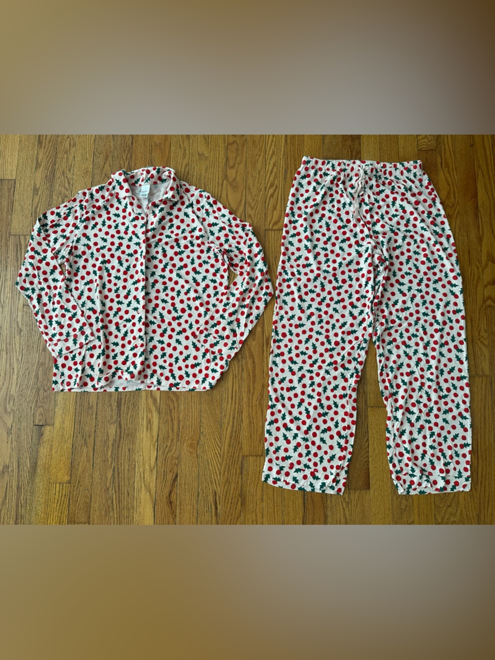 Hanna Andersson Women’s Holiday PJs Set in Snowberries